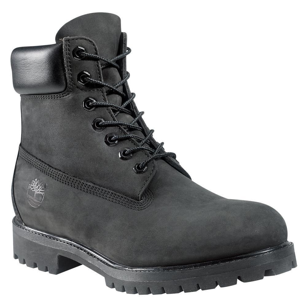 Black Timberland boots